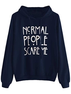 Sweatshirt Women's Pullover Sweatshirt Letter Print Hoodie