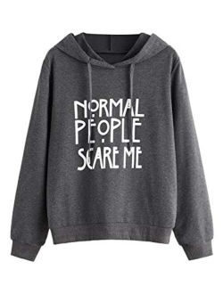 Sweatshirt Women's Pullover Sweatshirt Letter Print Hoodie