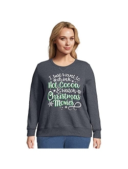 Women's Size Plus Ugly Christmas Sweatshirt