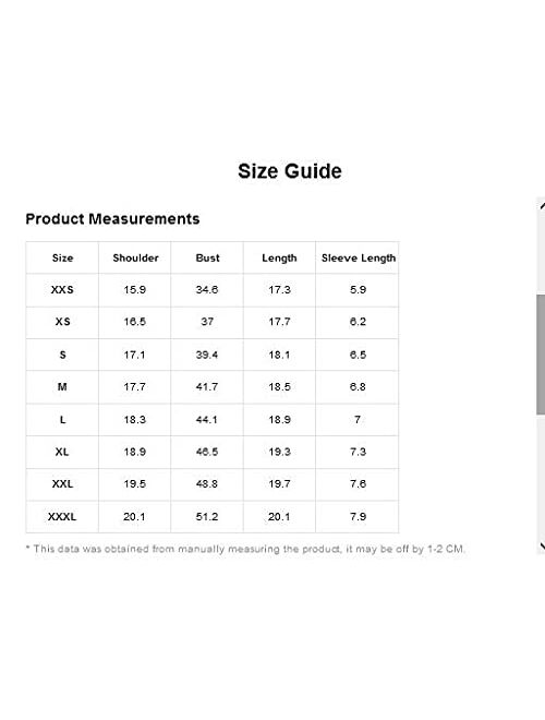 SweatyRocks Women's Short Sleeve T Shirt Graphic Print Distressed Crop Top