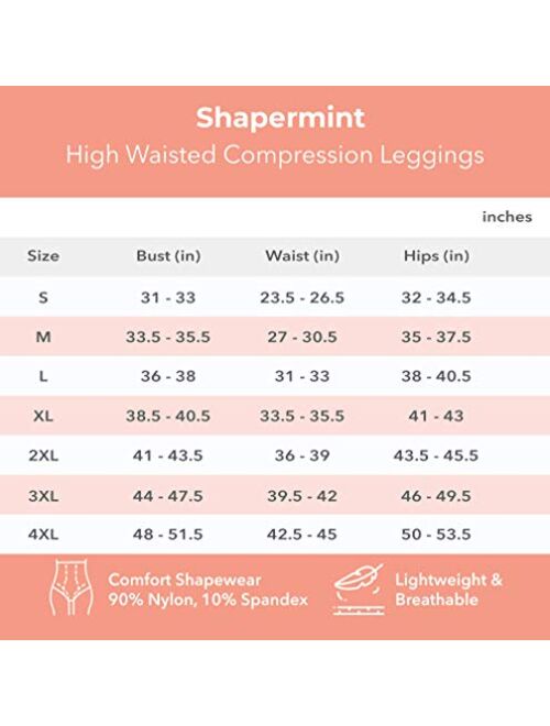 Shapermint High Waist Compression Postpartum Leggings - Shapewear for Women