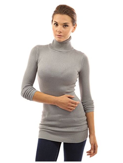 PattyBoutik Women Turtleneck Long Sleeve Sweater