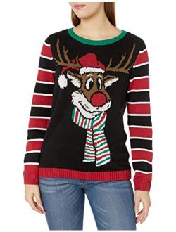 Ugly Christmas Sweater Company Women's Assorted Pullover Xmas Sweaters-Juniors