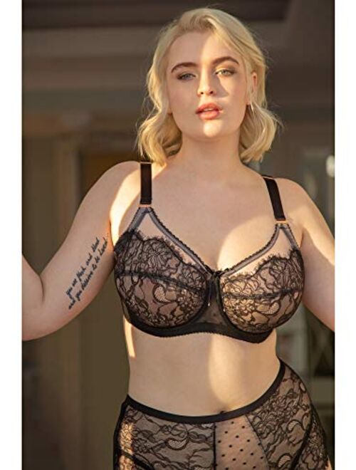 Smart & Sexy Women's Lace & Mesh Unlined Underwire Bra