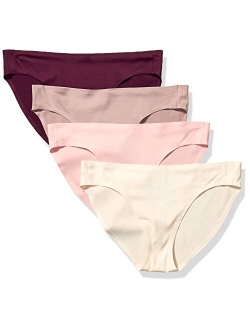 Women's 4-Pack Seamless Bonded Stretch Bikini Underwear