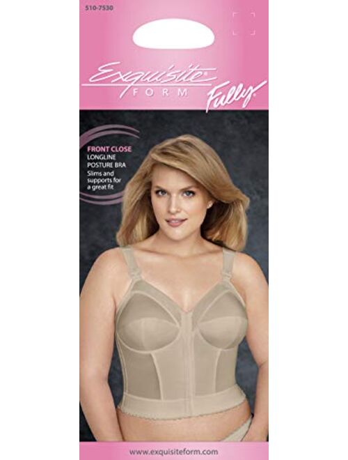 Exquisite Form Fully Women's Front Close Longline Bra #5107530