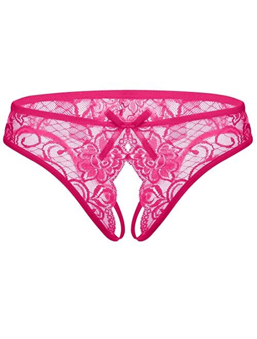 Buy Justgoo Womens Sexy GString Meryl Thongs Panty Underwear Low Rise