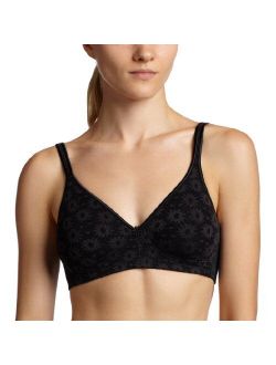 Women's Daisy Lace Wire-Free Bra with Plushline