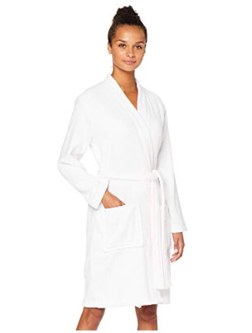 Iris & Lilly Women's Short Terry Towelling Dressing Gown