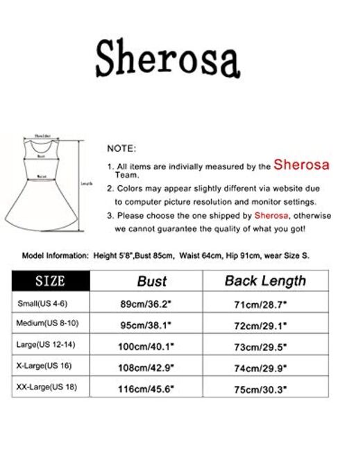 Sherosa Women's Casual 3/4 Sleeve Loose Tunic Tops Scoop Neck T-Shirt