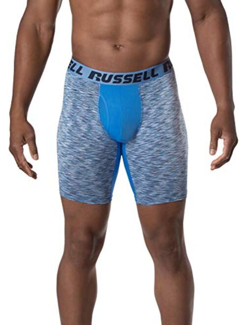 Russell Athletic Men's Freshforce Odor Protection and Coolforce Ventilation Performance Boxer Briefs