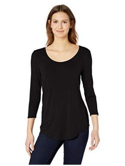Women's 3/4 Sleeve Scoopneck Tunic