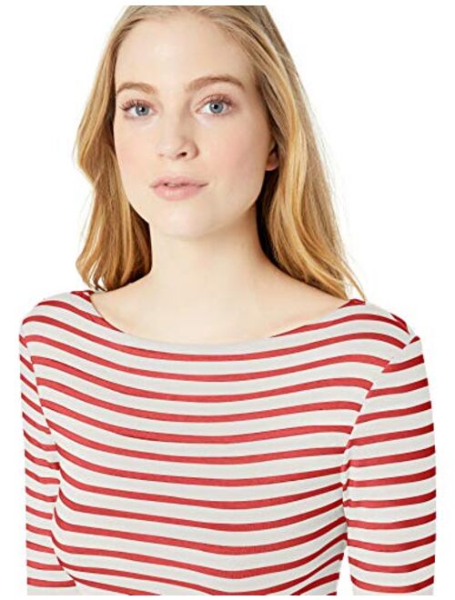 Amazon Essentials Women's 3/4 Sleeve Boatneck T-Shirt