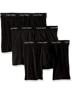 Men's Cotton Solid Underwear CK Axis 3 Pack Boxer Briefs