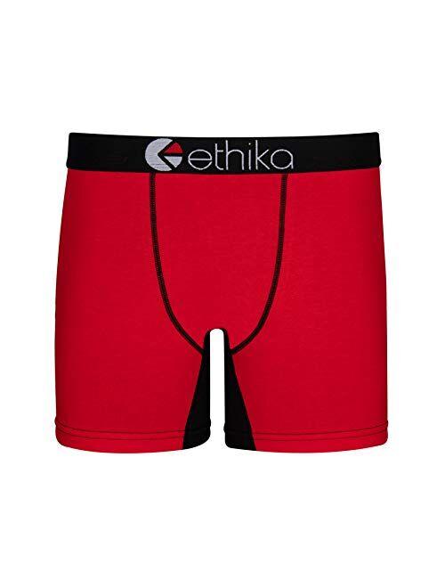 Ethika - The Mid Cotton Solid Elastic Waist Boxer