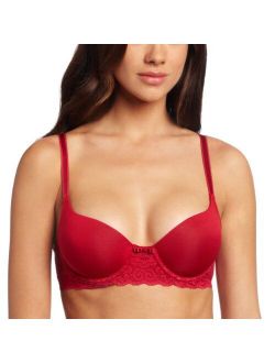 Lily of France Women's Value in Style Smooth Cup with Lace Push Up Bra 2111541
