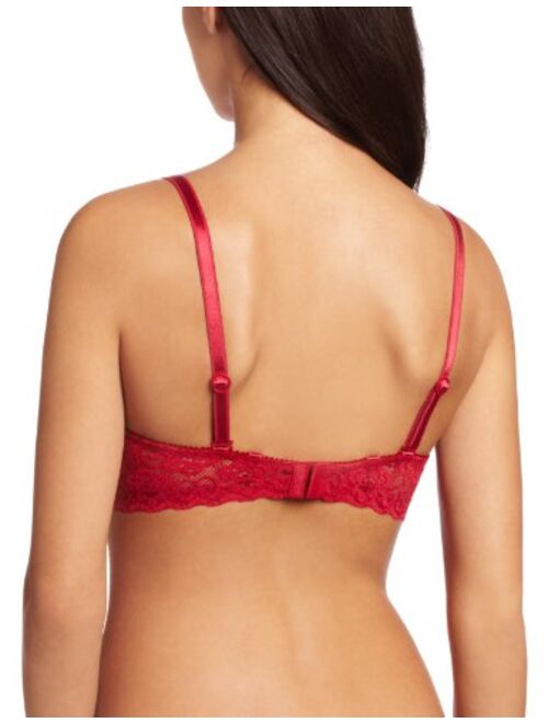 Lily of France Women's Value in Style Smooth Cup with Lace Push Up Bra 2111541