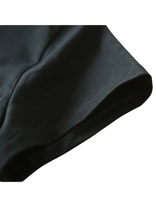 YITAN Letter Print Short Sleeve O Neck Women T Shirt Top