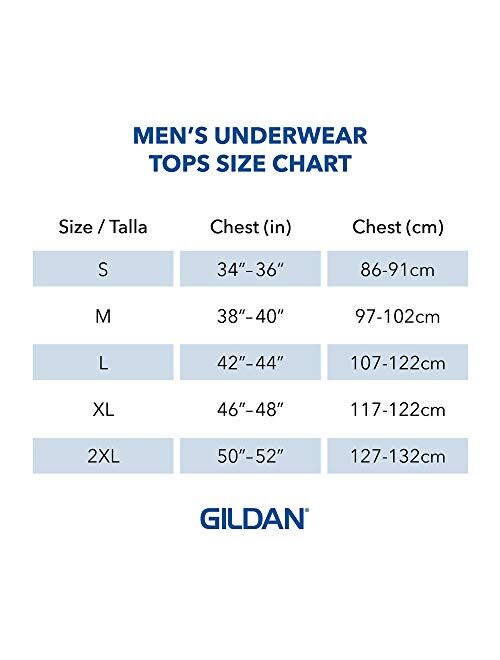 Gildan Men's Cotton Solid Round Neck A-Shirts Tanks Multipack