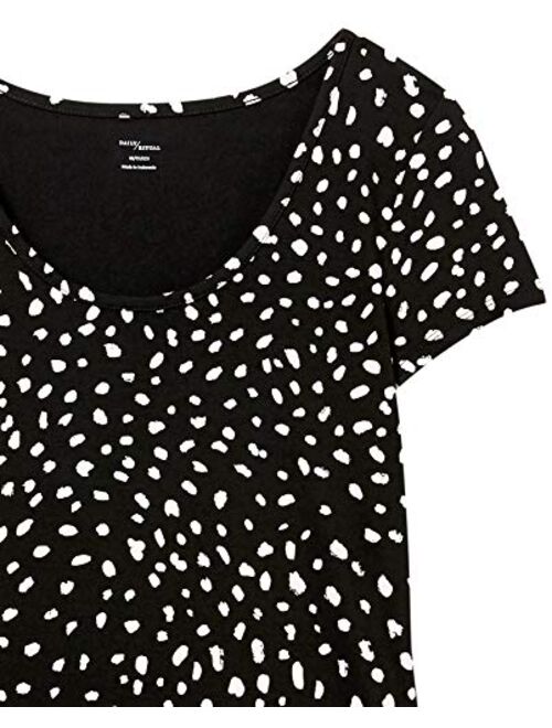 Amazon Brand - Daily Ritual Women's Jersey Short-Sleeve Scoop-Neck Longline T-Shirt