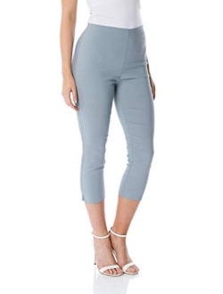 Roman Originals Women Capri Pants Cropped Trouser Stretch Legging