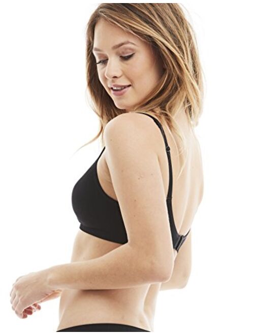 Kalon 4 Pack Demi Padded Bralette Adjustable Straps