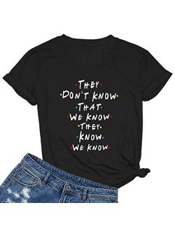MIMOORN Women Graphic Funny Cute T Shirt Tops Tee