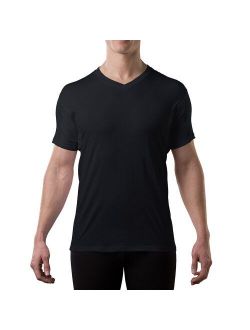 Sweatproof Undershirt for Men with Underarm Sweat Pads (Original Fit, V-Neck)