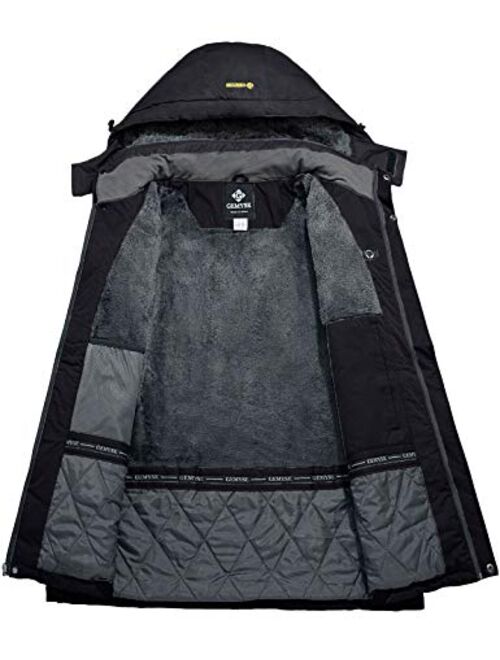 GEMYSE Mountain Waterproof Winter, Rain And Ski Jacket For Men