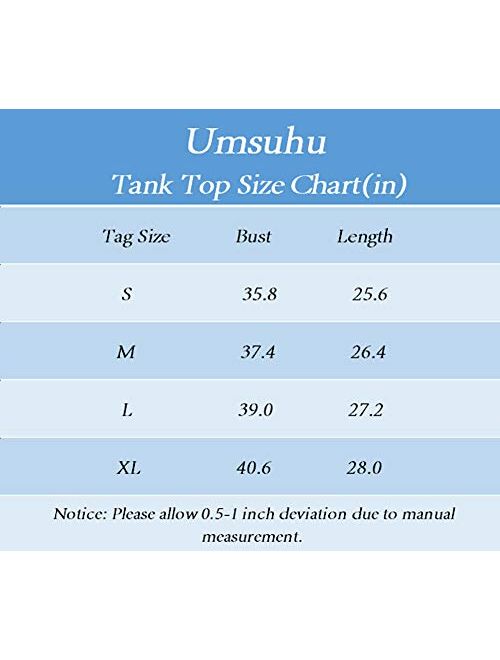Umsuhu American Flag Graphic Tank Tops Tee Shirts Women 4th of July Patriotic Tank Tops Shirts Racerback