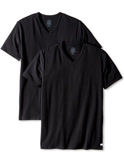 Men's Cotton Solid Stretch Multipack V Neck T-Shirts