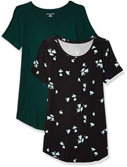Women's 2-Pack Short-Sleeve Scoopneck Tunic