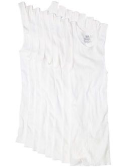 Men's Cotton Solid Super Value Athletic Shirt(Pack of 8)