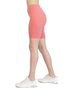 OCOMMO Biker Shorts for Women Waist 3 Inch Thigh Saver Shorts for Under Dresses