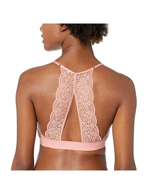 Amazon Brand - Mae Women's Galloon Lace Back Detail Bralette (for A-C cups)