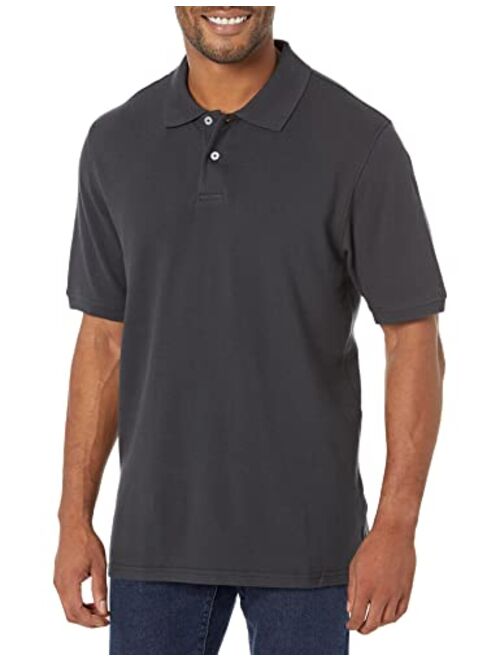 Amazon Essentials Men's Regular-fit Cotton Pique Polo Shirt