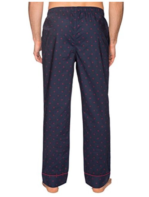 Noble Mount Mens 100% Cotton Comfort-Fit Sleep/Lounge Pants