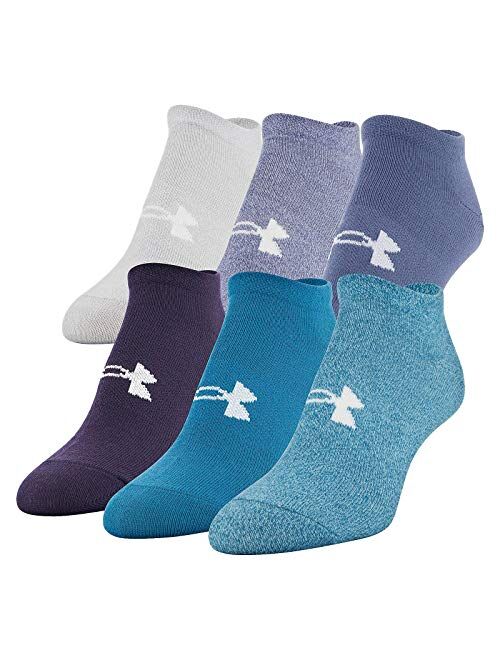Under Armour Women's Essential Low Cut Socks, 6-Pairs