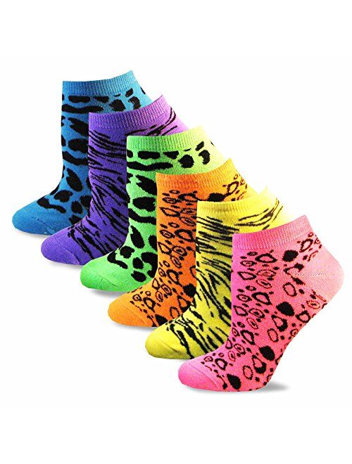 TeeHee Women's Fashion No Show/Low cut Fun Socks Great Value Pack