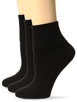 Women's Cotton Basic Cuff Sock