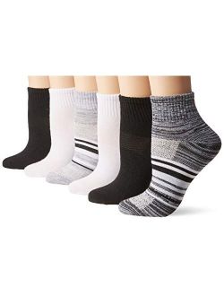 Women's Lightweight Breathable Ankle Socks 6 Pair Pack