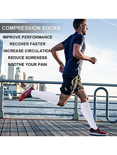 Compression Socks for Running,Nursing,Circulation,Recovery & Travel