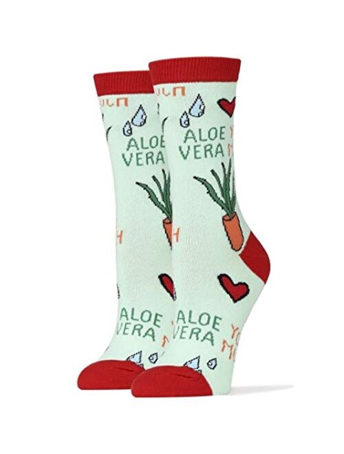 Women's Novelty Crew Socks, Oooh Yeah Exclusive Funny Socks for Bob Ross, Fun Crazy Cool Socks