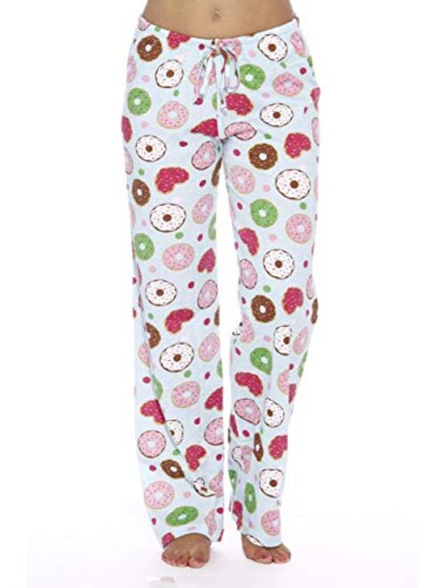 Just Love 100% Cotton Jersey Knit Fun Print Women Pajama Pants Sleepwear