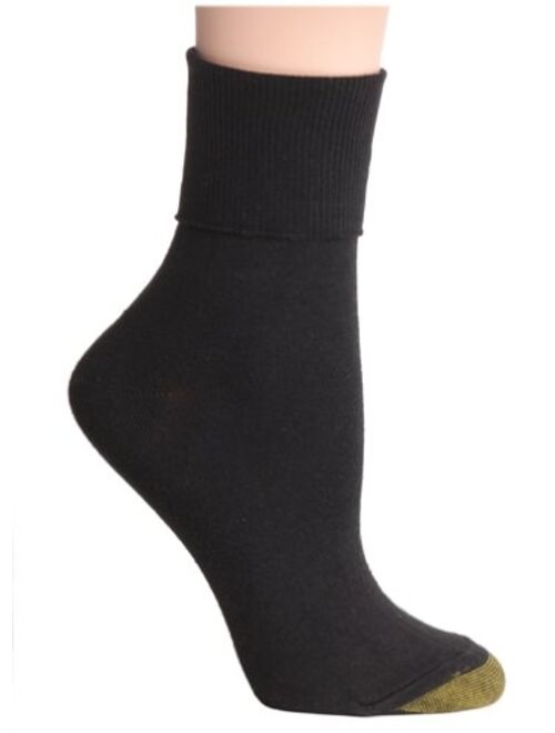 Gold Toe Women's Turn-Cuff Sock, Pack of Three