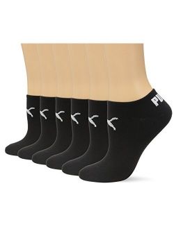 Women's 6 Pack Runner Socks, Black, 9-11