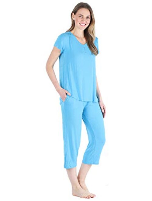 Pajama Heaven Women's Bamboo Jersey Pajama Sleepwear