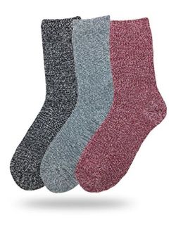 Eedor Womens Fuzzy Socks Warm Slipper Fluffy Soft Microfiber Cozy Winter