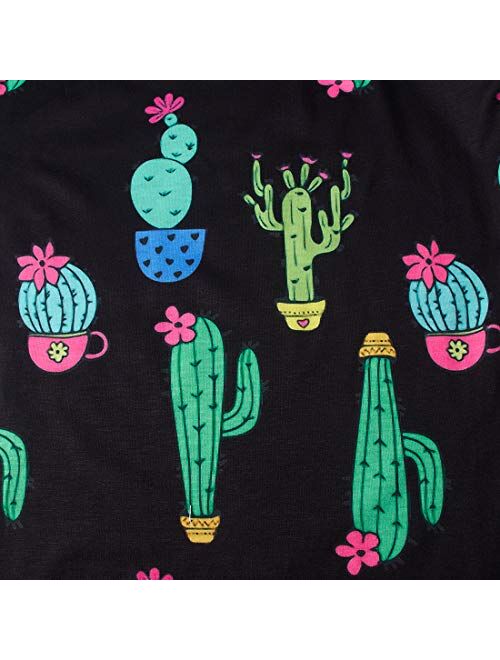 Women's Palazzo Pajama Pants Dinosaur Mermaid Fish Scale Lounge Sleep Trousers