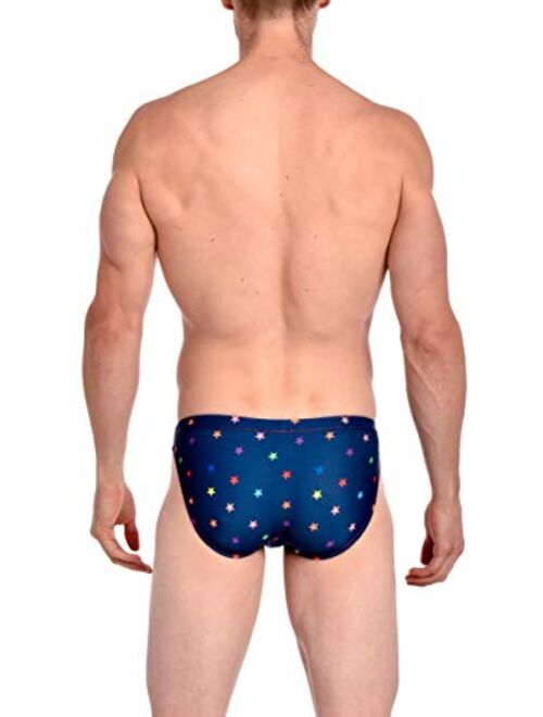 Gary Majdell Sport Men's USA Greek Bikini Freedom Swimsuit with Contour Pouch